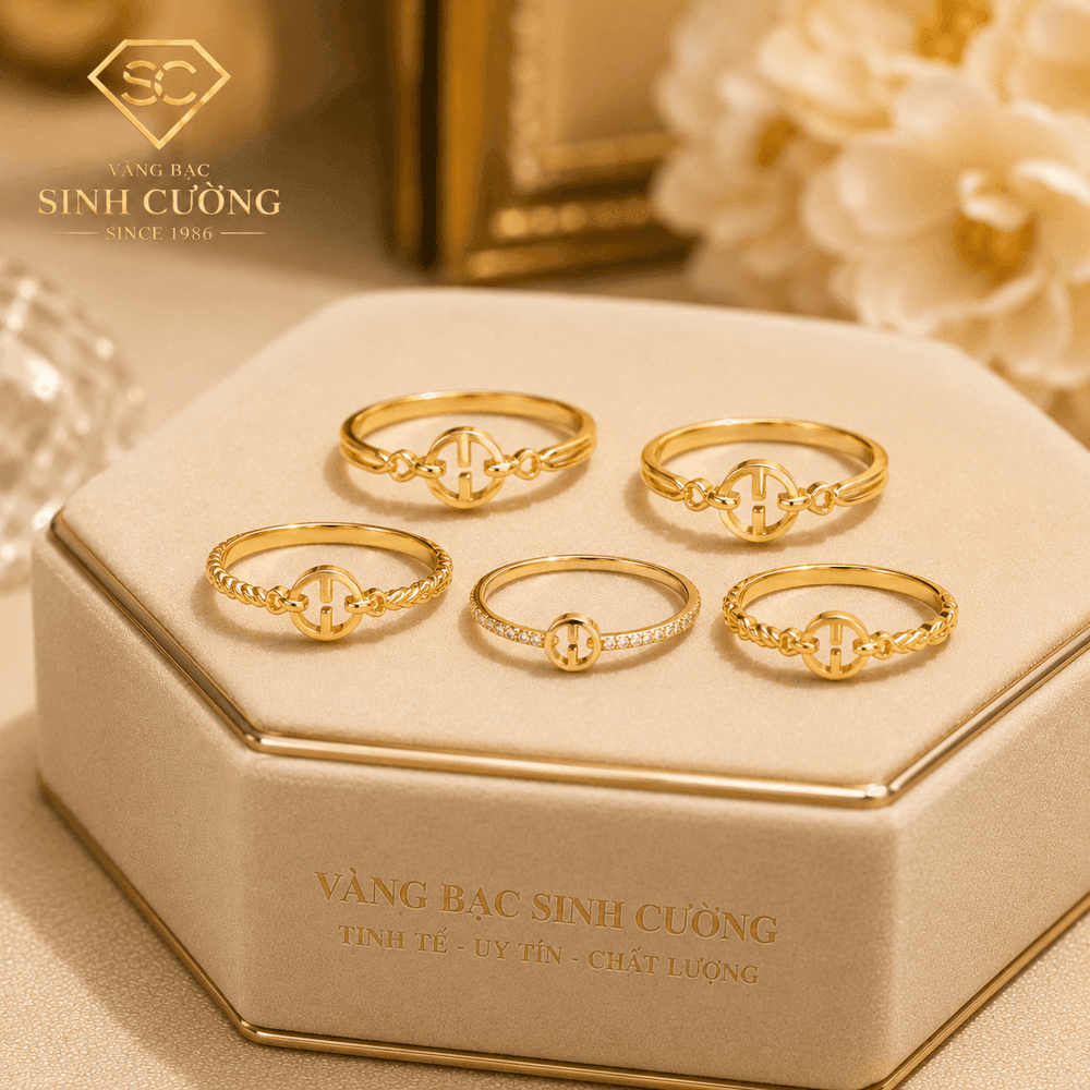 Nhẫn Hoàng Gia — Vàng tây 10K