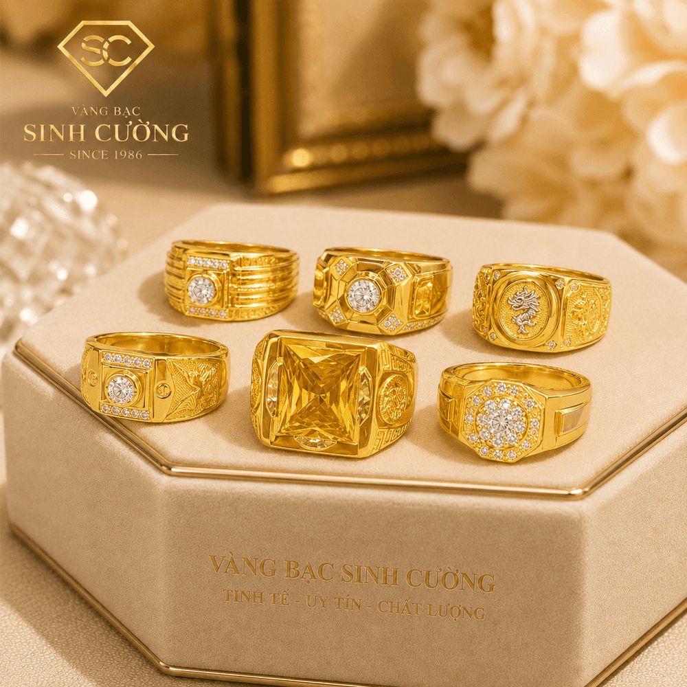Nhẫn Vương Giả — Vàng tây 10K