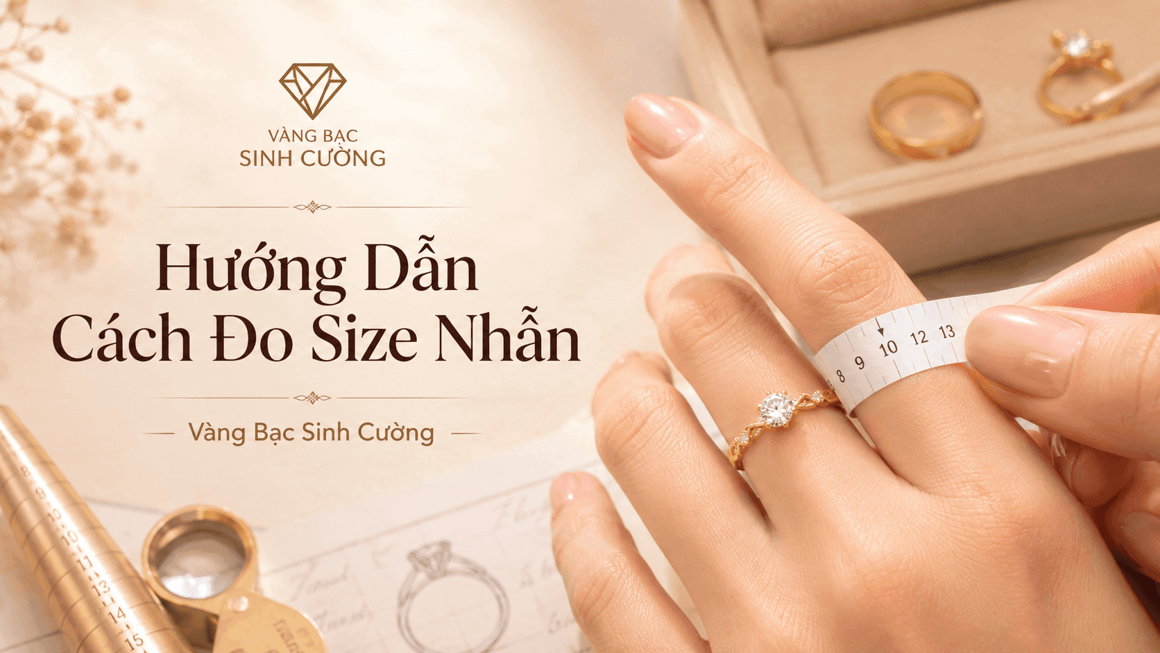 Hướng Dẫn Cách Đo Size Nhẫn Tại Nhà Đơn Giản Và Chính Xác